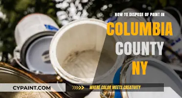 Safe Paint Disposal Guide for Columbia County, NY