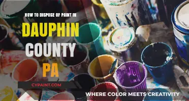 Safe Paint Disposal in Dauphin County, PA