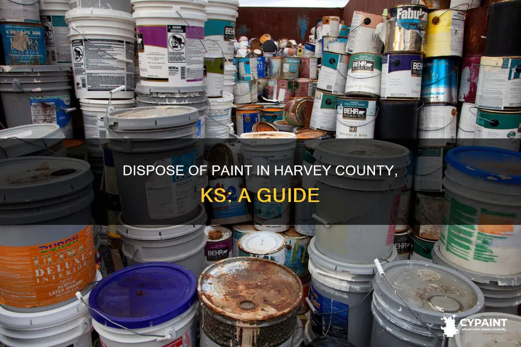 how to dispose of paint in harvey county ks