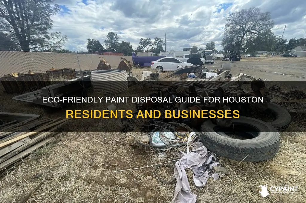 how to dispose of paint in houston