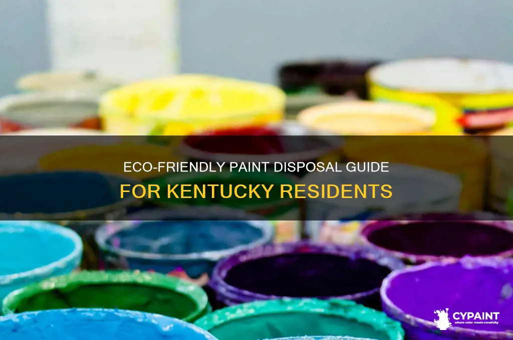 how to dispose of paint in kentucky