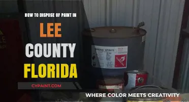 Dispose of Paint in Lee County, Florida: A Guide