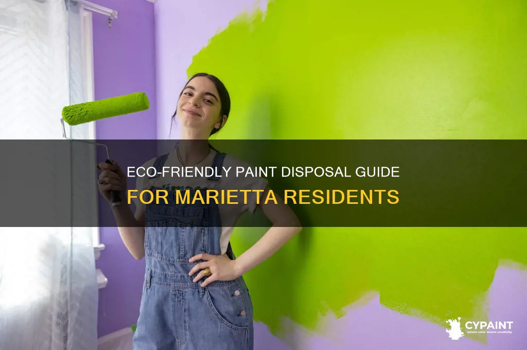how to dispose of paint in marietta