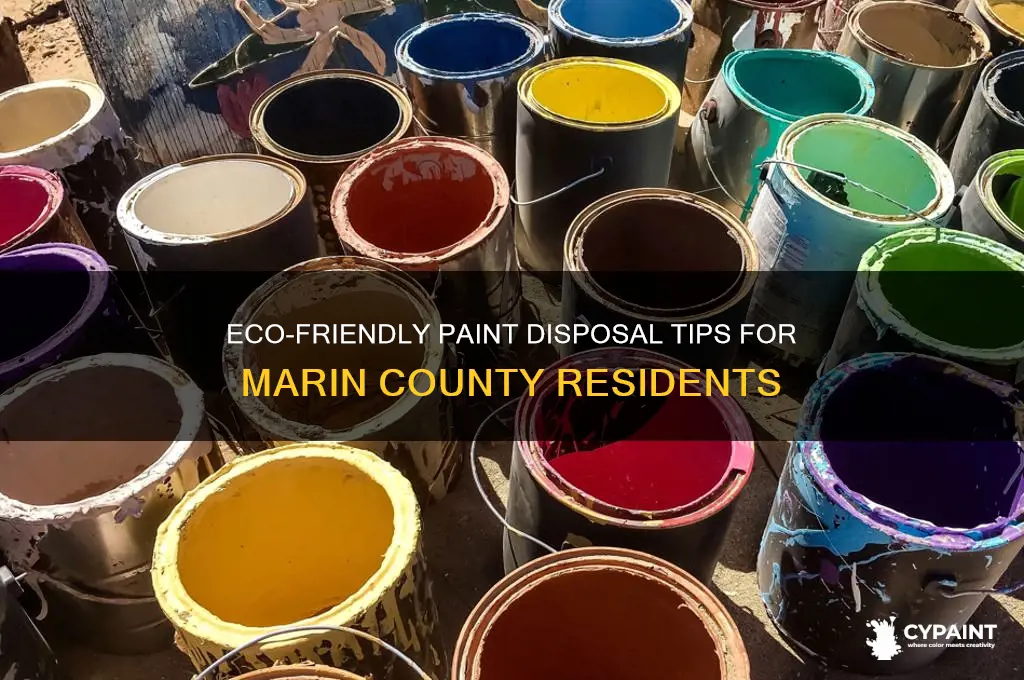 how to dispose of paint in marin