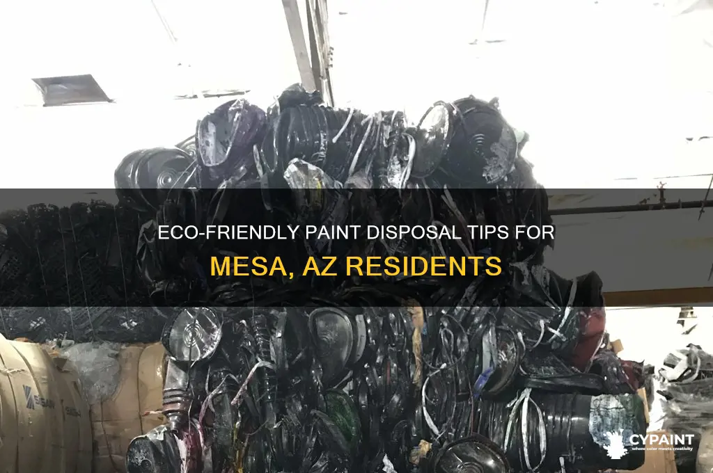 how to dispose of paint in mesa az