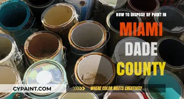 Dispose of Paint in Miami-Dade County the Right Way