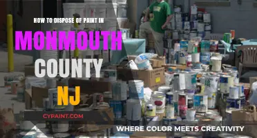 Safe Paint Disposal: Monmouth County, NJ Guide