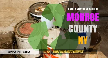 Safe Paint Disposal in Monroe County, NY