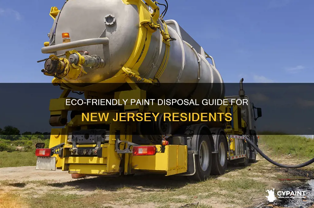 how to dispose of paint in nj