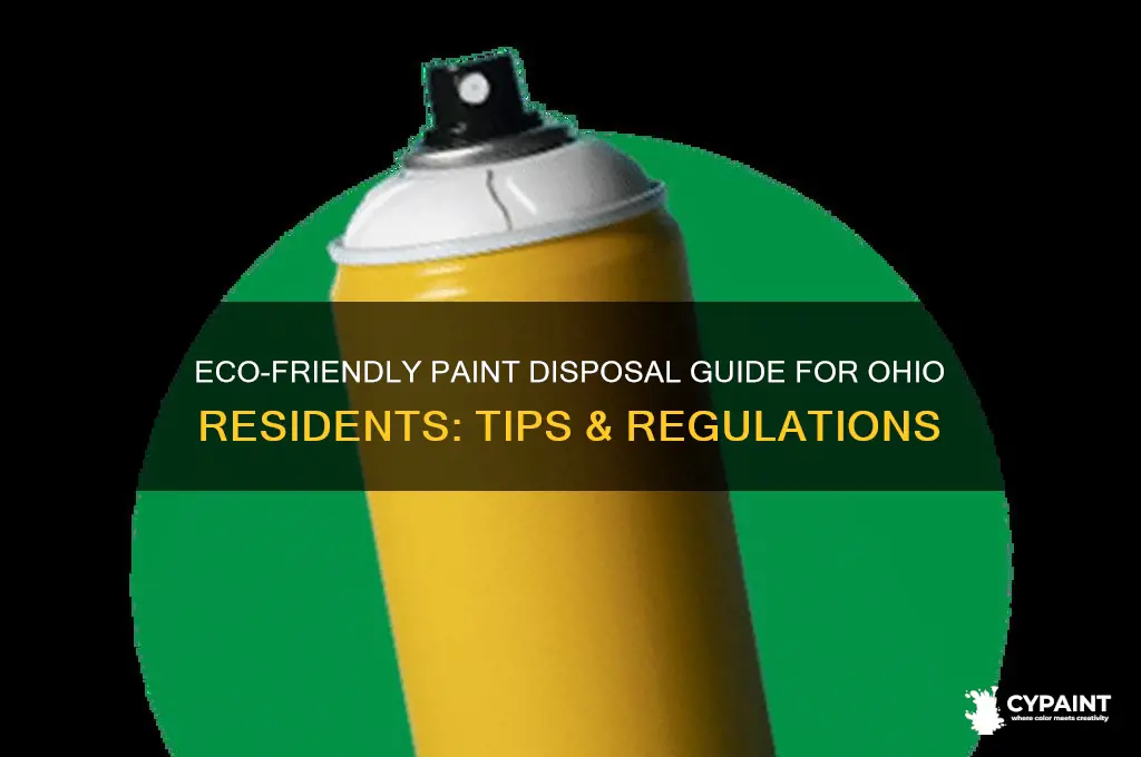 how to dispose of paint in ohio