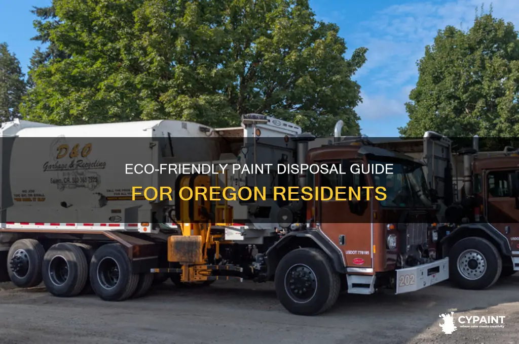 how to dispose of paint in oregon