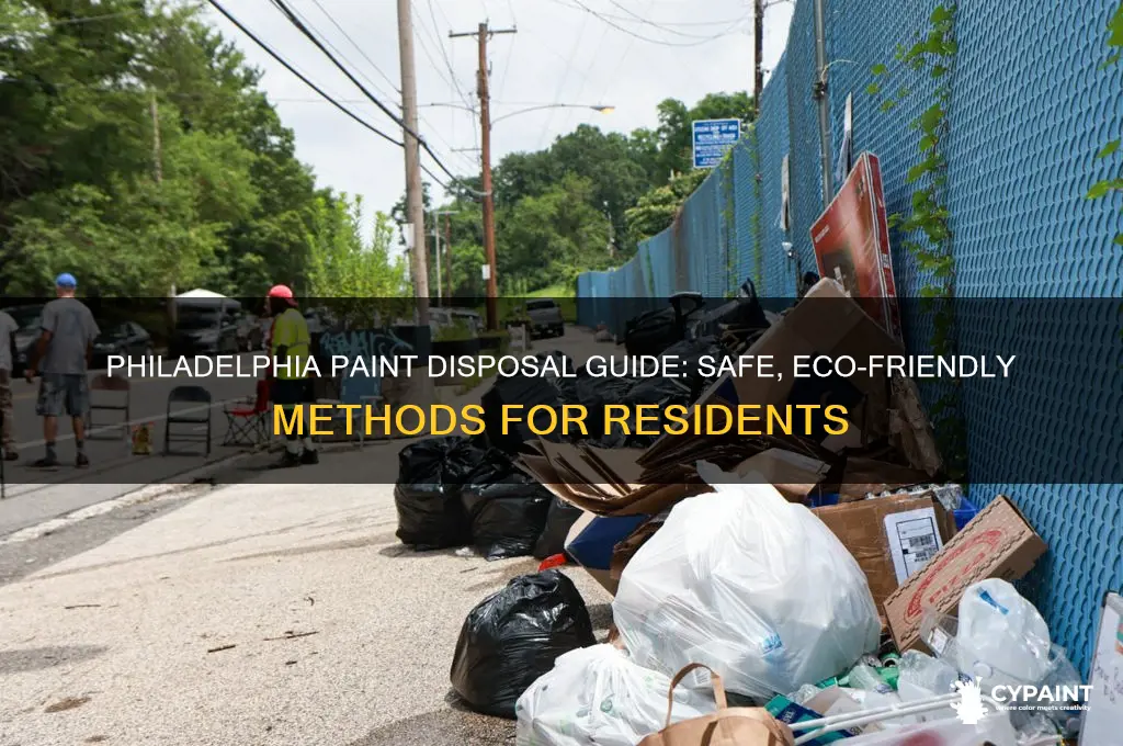how to dispose of paint in philadelphia