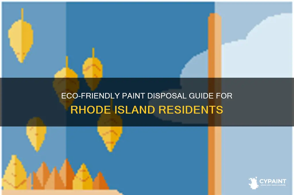 how to dispose of paint in ri