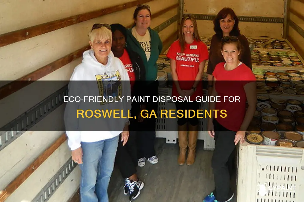 how to dispose of paint in roswell ga