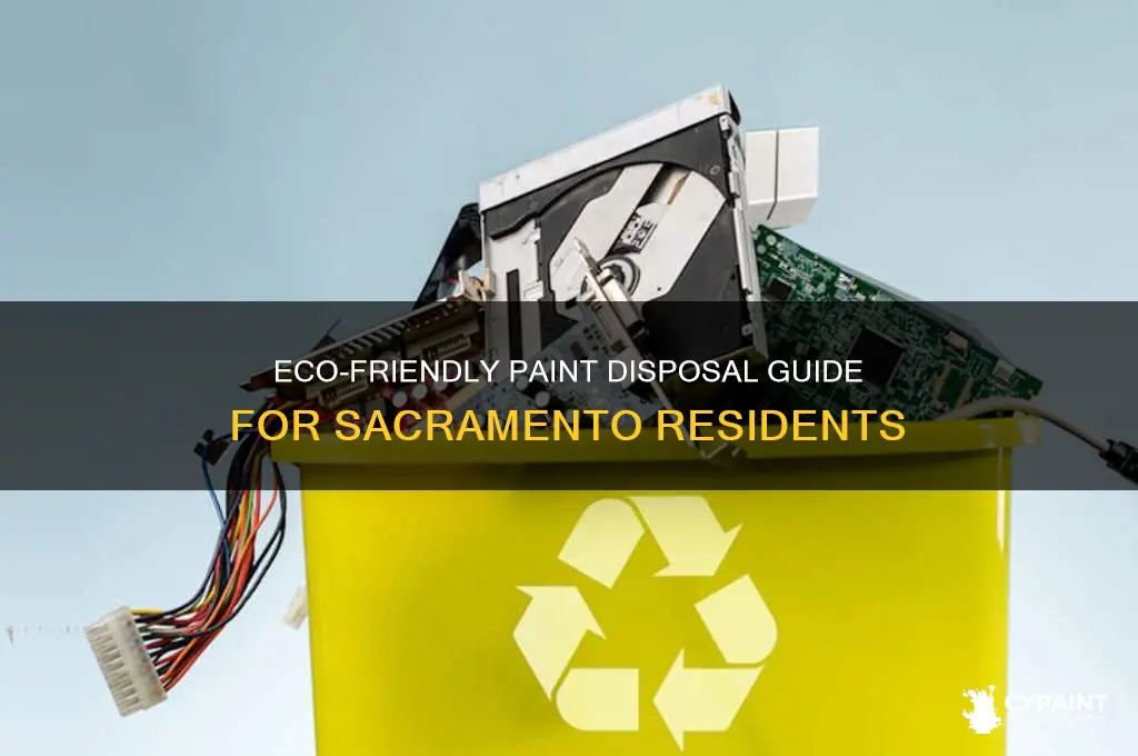 how to dispose of paint in sacramento