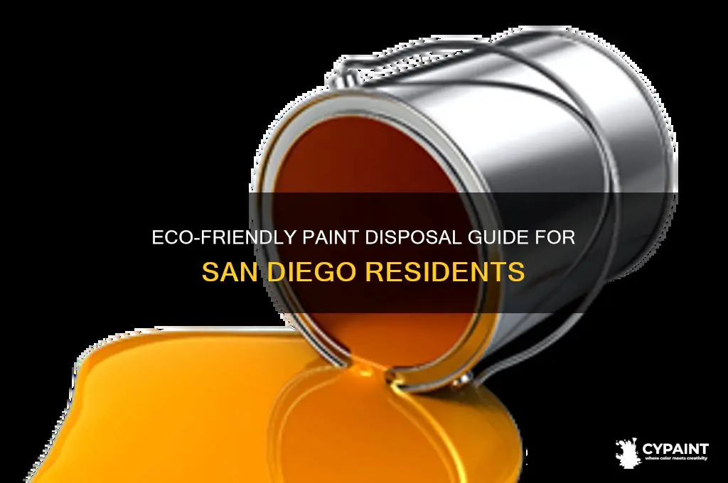 how to dispose of paint in san diego