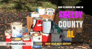 Dispose of Paint in Shelby County, AL: A Guide