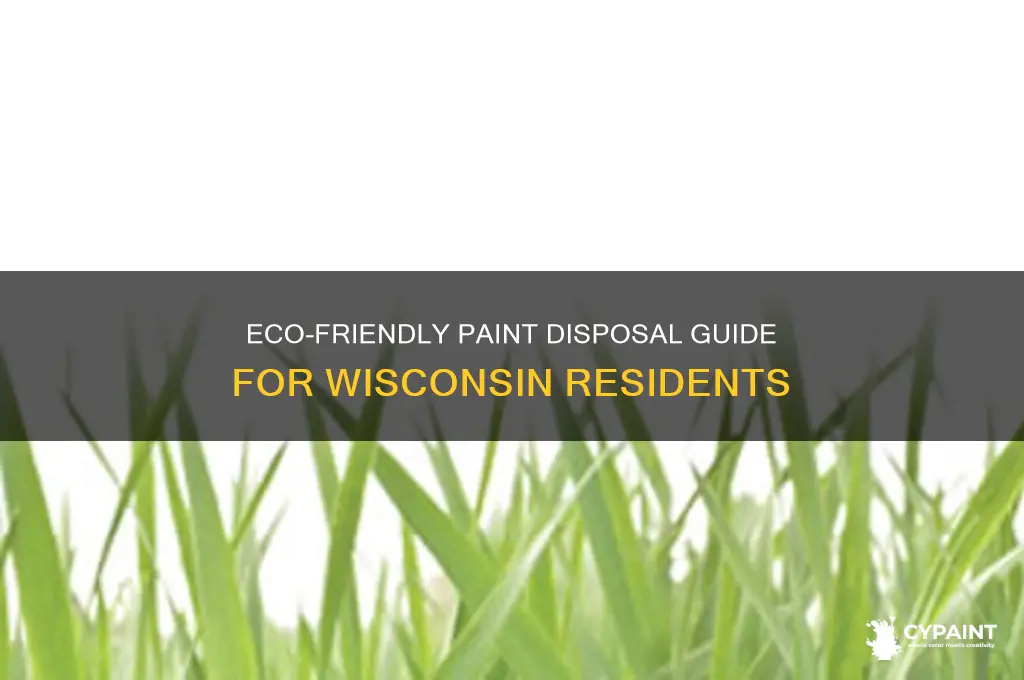 how to dispose of paint in wisconsin