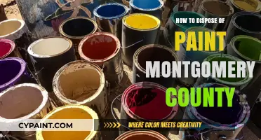 Eco-Friendly Paint Disposal Guide for Montgomery County Residents