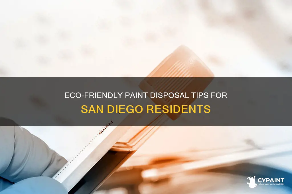 how to dispose of paint san diego