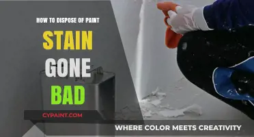 Safely Disposing of Spoiled Paint Stain: A Step-by-Step Guide