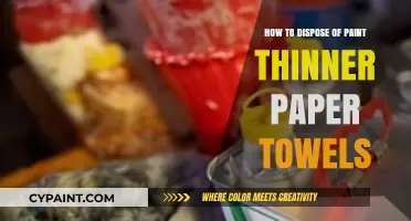 Safely Disposing Paint Thinner-Soaked Paper Towels: Eco-Friendly Tips and Best Practices