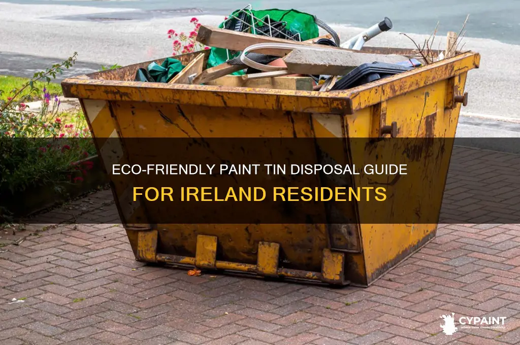 how to dispose of paint tins ireland