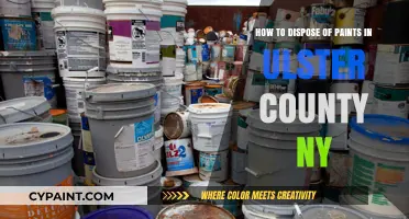 Safe Paint Disposal Guide for Ulster County, NY
