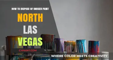 Dispose of Unused Paint in North Las Vegas Properly