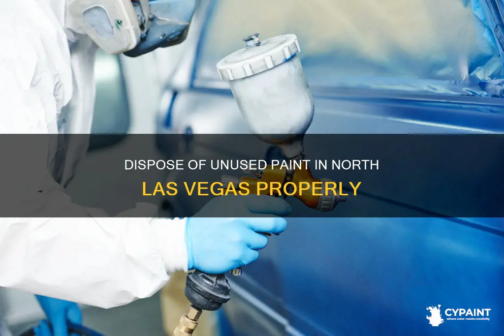 how to dispose of unused paint north las vegas
