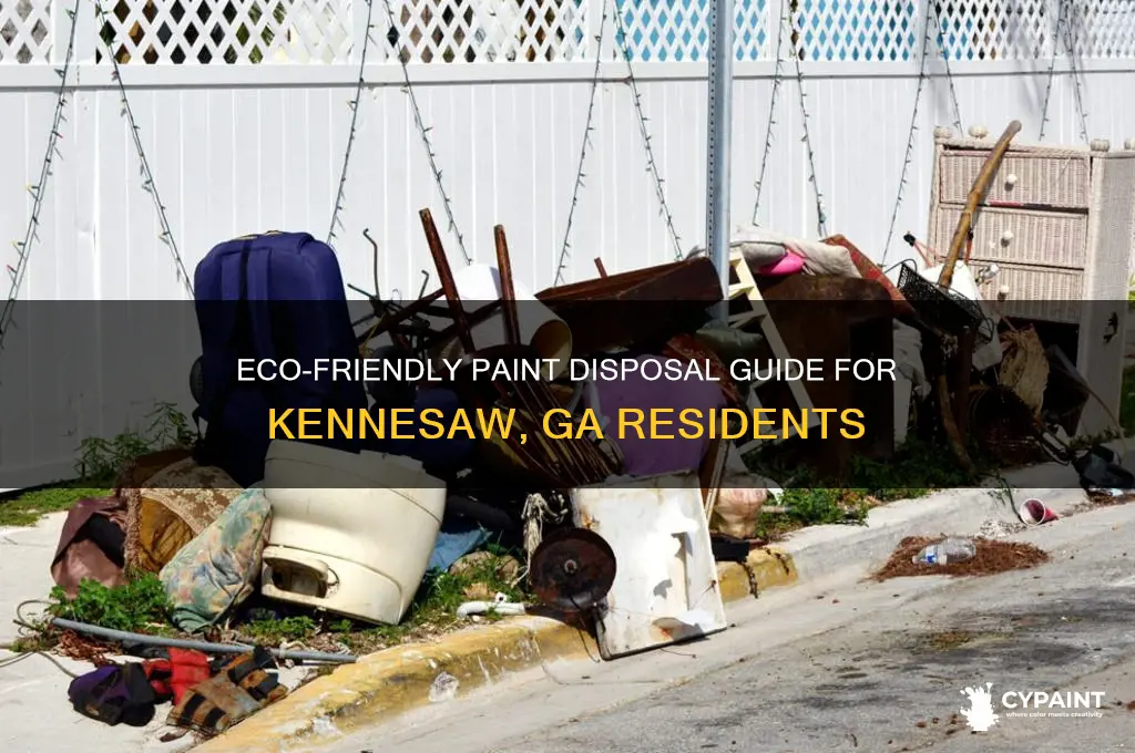 how to dispose ofold paint in kennesaw ga
