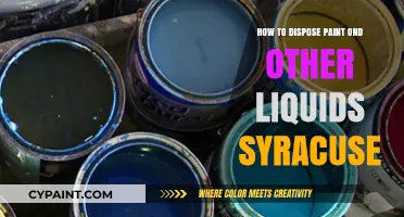 Syracuse Guide: Proper Disposal of Paint and Liquid Waste