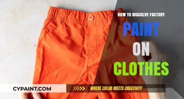Effective Methods to Remove Factory Paint Stains from Clothing