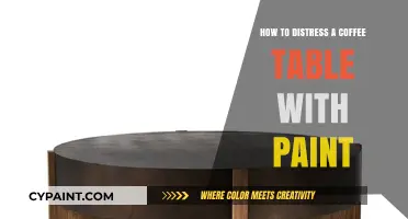 Easy DIY: Distressing a Coffee Table with Paint for Vintage Charm