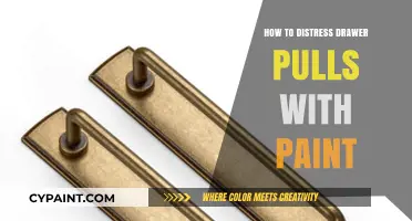 Easy DIY: Distressing Drawer Pulls with Paint for Vintage Charm