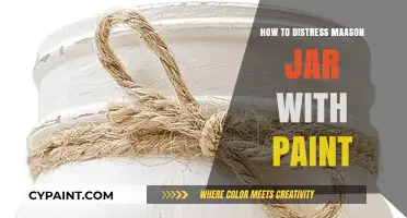 Easy DIY: Distressing Mason Jars with Paint for a Vintage Look