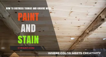 Distressing Tongue and Groove: Paint and Stain Techniques for a Vintage Look