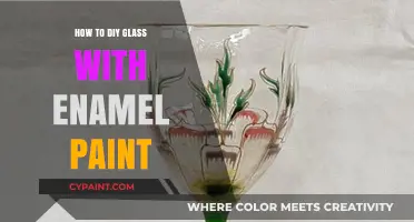 DIY Glass Decor: Easy Enamel Paint Techniques for Stunning Results
