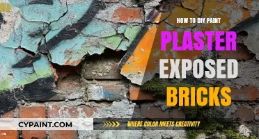 DIY Guide: Painting Plaster on Exposed Bricks for a Modern Look