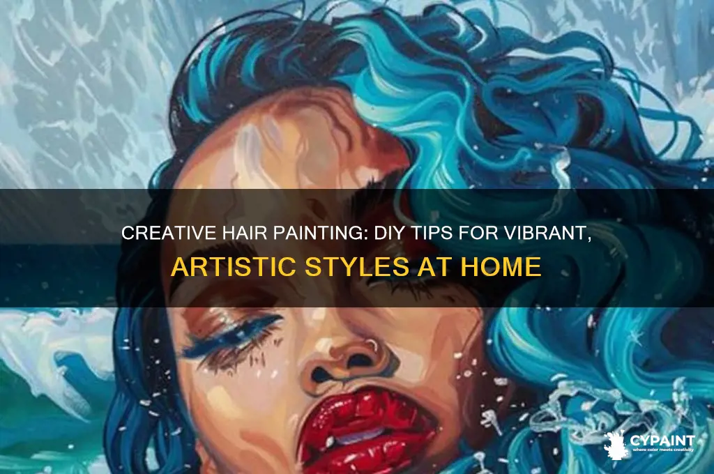 how to diy your hair with paint