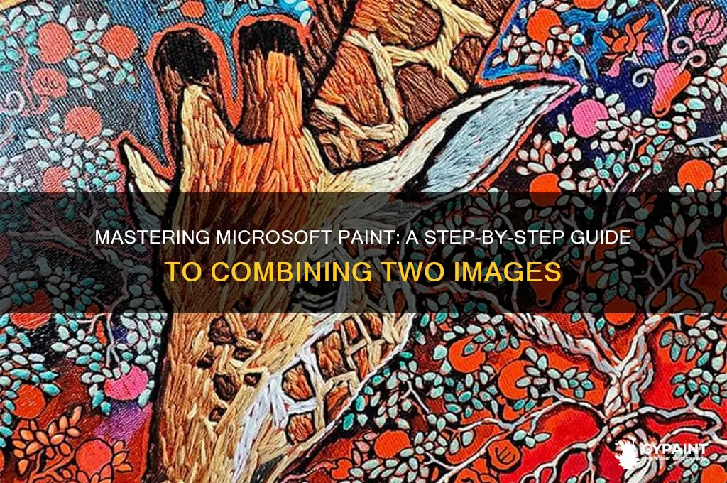 how to do 2 image microsoft paint