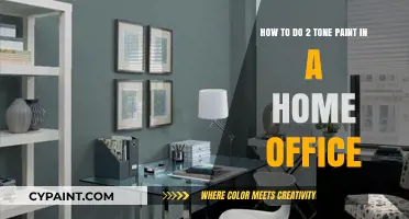 Transform Your Home Office with Stylish Two-Tone Paint Techniques