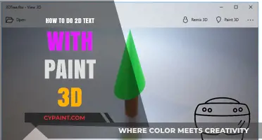 Mastering 2D Text Creation in Paint 3D: A Step-by-Step Guide
