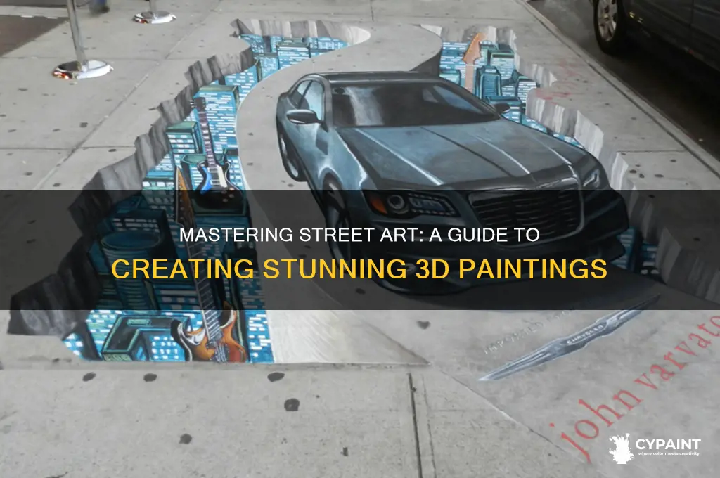 how to do 3d painting on street