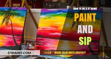 Creative Fun: Paint and Sip at Home