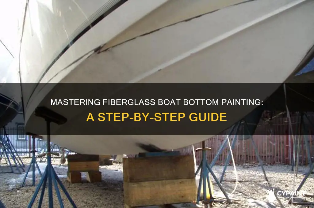 how to do a bottom paint on a fiberglass boat
