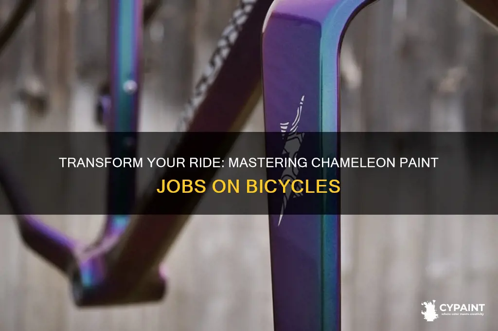 how to do a chameleon paint job on a bike