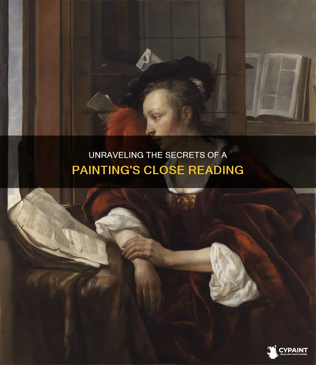 how to do a close reading of a painting