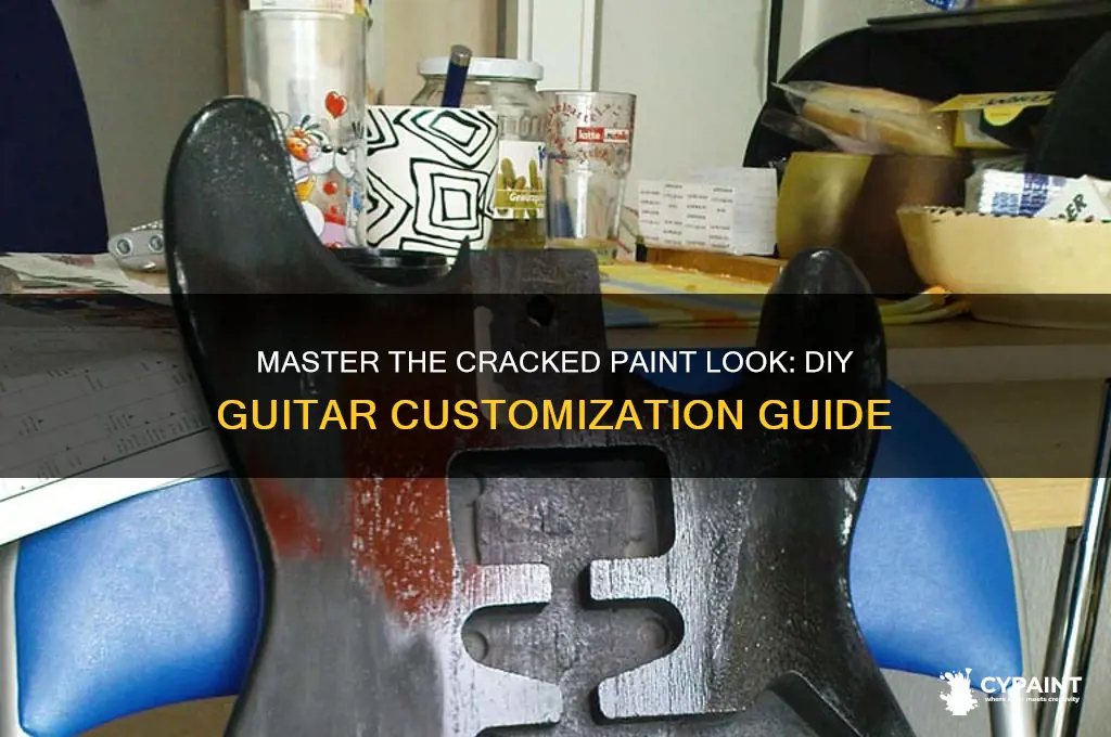 how to do a cracke paint job on a guitar