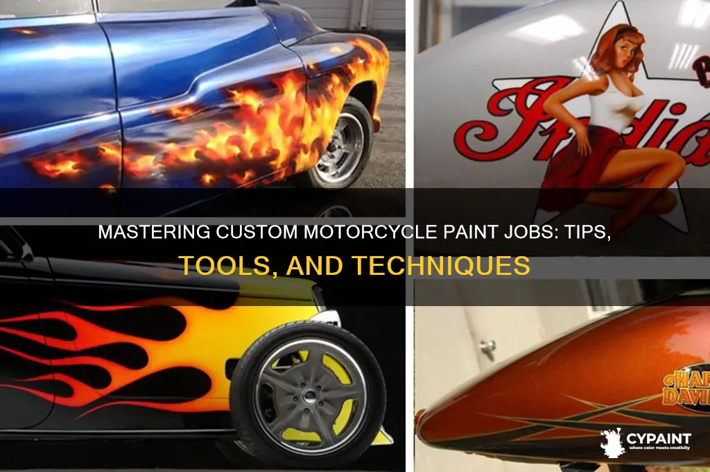 how to do a custom paint job on a motorcycle